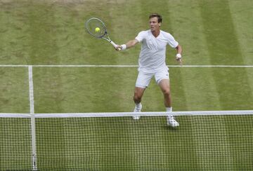 De nuevo Wimbledon. Desde su victoria en 2013 no había vuelto a pisar una final de un Grand Slam. Hasta que en julio de 2016 llegó de nuevo a la final de Wimbledon donde venció a Milos Raonic en 3 sets.