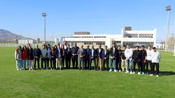 Inauguración de la ciudad deportiva del Málaga CF, La Academia.
