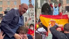 Los españoles de previa en Múnich y aparece Rafa Louzán: nadie lo esperaba