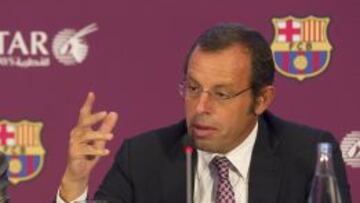 El presidente del Barcelona, Sandro Rosell.