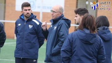 Antonio Toledo, entrenador del Sporting Huelva.
