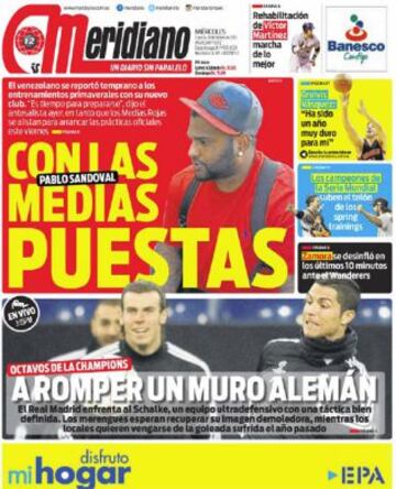 Portadas de la prensa deportiva