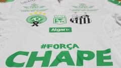 Santos revela camiseta tributo a Chapecoense y Nacional