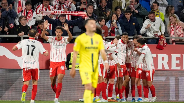 El Girona torpedea al Villarreal con fuego amigo