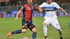Inter de Medel cae en Genoa e hipoteca opción de Champions