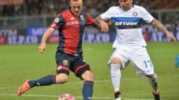 Inter de Medel cae en Genoa e hipoteca opción de Champions