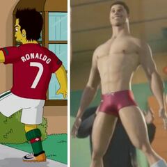 Del 'maniquí' a Los Simpsons: los spots de Cristiano con Nike