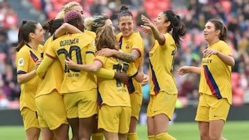 Jugadoras del Barça.