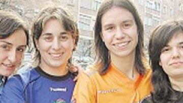 <b>COPA FEMENINA. </b>Ya calienta motores (del 10 al 12 de febrero en Las Matas, Madrid). Ester (Soto Real), Natalia (Kettal), Patri (Futsi) y Ana (Móstoles), ayer en Radio Tentación.