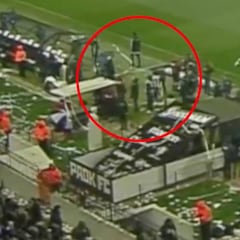 Óscar García, hospitalizado tras impactarle un objeto en la cara