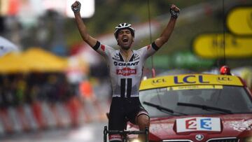 Tom Dumoulin se impuso en Arcal&iacute;s: ya tiene victorias en las tres grandes.