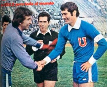 Alberto Quintano fue 12 veces capitán ante Colo Colo, consecutivamente entre 1977 y 1980.