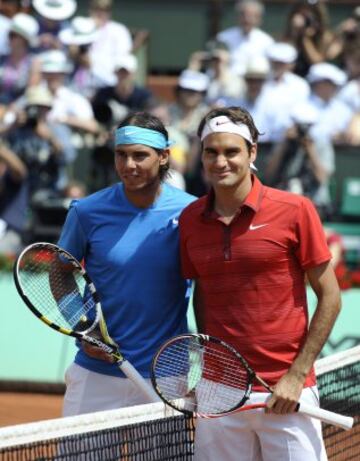 Dos años tuvieron que pasar para volver a ver enfrentarse a Nadal y Federer en la final de un Grand Slam el 5 de junio de 2011, una vez más Nadal batió a Federer por 7-5, 7-6, 5-7 y 6-1