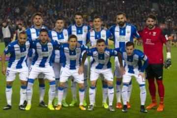 Once inicial del Leganés. 