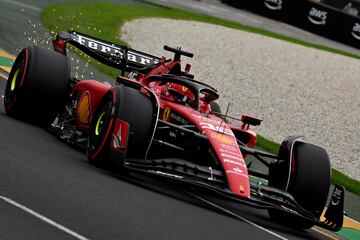 Charles Leclerc durante la carrera del Gran Premio de Australia de Fórmula 1.