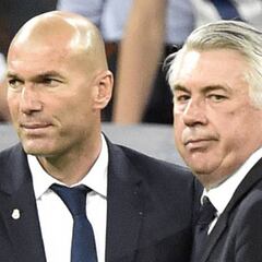 Zidane: en el mismo punto que Ancelotti antes de ser cesado