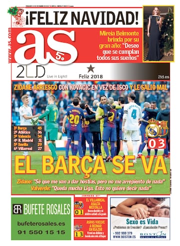 Las portadas de AS de diciembre