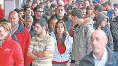 El Molinón agota el papel en cuatro horas