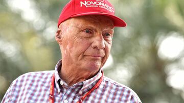 Niki Lauda, director no ejecutivo del equipo Mercedes