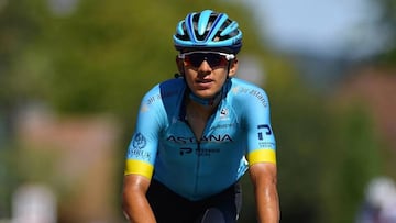 Harold Tejada fue el mejor colombiano en la primera etapa del Tour de Romandía.