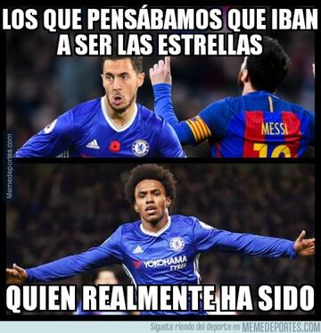 Los mejores memes del empate entre Chelsea y Barcelona