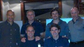 Mou celebró la Liga 32 con sus colaboradores