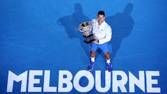 Los tenistas con más Open de Australia: Djokovic reina en solitario