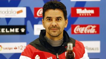 Michel, entrenador del Rayo Vallecano.