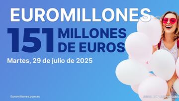 Euromillones: comprobar los resultados del sorteo de hoy, martes 29 de julio