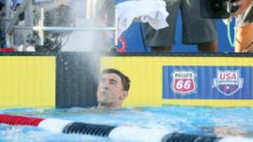 Michael Phelps durante los Trials de San Antonio (Texas).