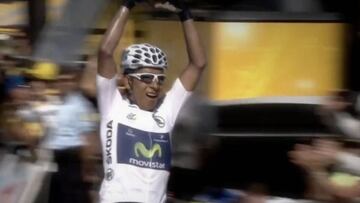 El Movistar Team rinde homenaje a Nairo Quintana