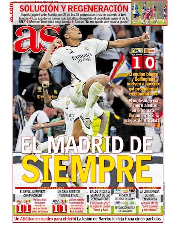 Las portadas de AS de septiembre