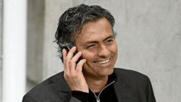 <b>FELIZ. </b>Mourinho entrenará al Inter, justo lo que él quería.