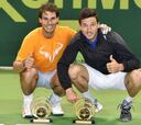 Cuarto título de Rafa Nadal en dobles y David Ferrer es finalista