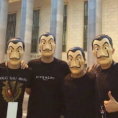 La Selección española estrena el escape room de La Casa de Papel