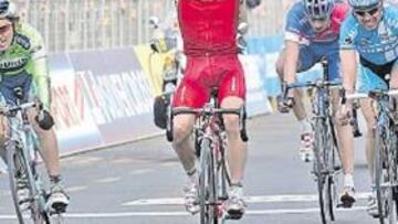 <b>EN FORMA. </b>Igor Astarloa se impuso a todos los italianos en la Milán-Turín hace sólo cuatro días.