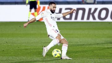 Carvajal podrá jugar ante el Levante si así lo estima oportuno Zidane.