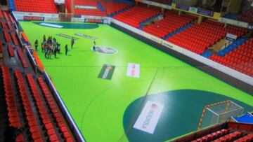 Así estaba la pista en Huerta del Rey.