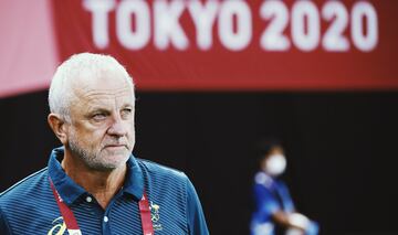 Graham Arnold, seleccionador australiano. 