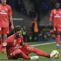 Sergio Ramos: Real Madrid captain escapes major injury