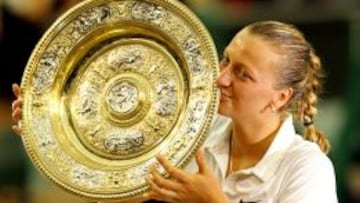 Petra Kvitova besa su segundo t&iacute;tulo de Wimbledon.