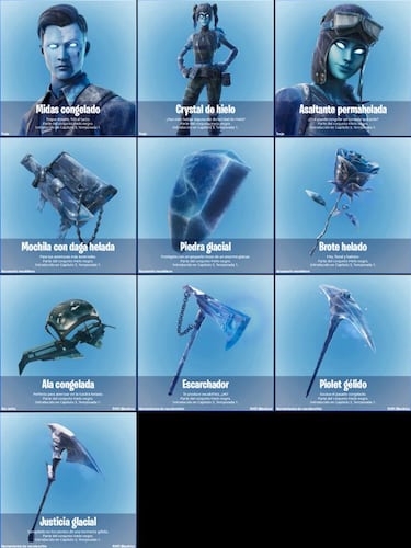 Fortnite: Lote de Leyendas del Hielo Negro ya disponible; precio y contenidos