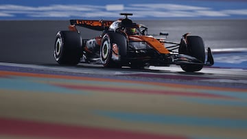 Formula One F1 - Qatar Grand Prix - Lusail International Circuit, Lusail, Qatar - November 29, 2025 McLaren's Oscar Piastri during qualifying REUTERS/Mohammed Salem