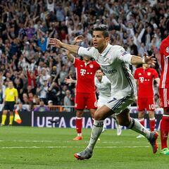 How many times have Real Madrid and Bayern Munich reached the Champions League semi-finals?