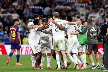 Police storm the pitch after fiery El Clásico brawl between Real Madrid and Barcelona