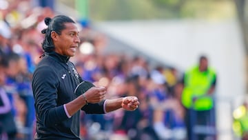 Joel Huiqui head coach of Cruz Azul during the game Cruz Azul vs America, Corresponding to second leg match Quarterfinal of Fuerzas Basicas Sub-18 of the Torneo Clausura 2023 of the Liga BBVA MX, at La Noria, on May 06, 2023.
<br><br>
Joel Huiqui Director Tecnico de Cruz Azul durante el partido Cruz Azul vs America, Correspondiente al partido de vuelta de Cuartos de Final de Fuerzas Basicas Sub-18 del Torneo Clausura 2023 de la Liga BBVA MX, en La Noria, el 06 de Mayo de 2023.