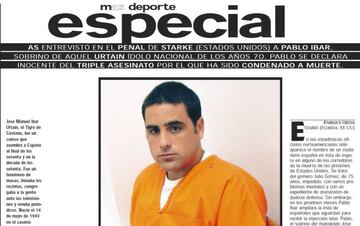 Imagen del reportaje que se publicó en As en 2001.