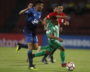 Con gol de Omar Duarte, Nacional venció por la mínima diferencia a Atlético Tucumán, pero no fue suficiente para continuar en la Copa Libertadores, ya que el equipo argentino ganó la ida 2-0 y de esta manera se clasificó a los cuartos de final.
