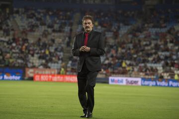 Foto de accion durante el partido Pachuca vs Toluca correspondiente a la Jornada 12 de la Liga BBVA Bancomer MX del Torneo Clausura 2019, en el Estadio Hidalgo.



&lt;br&gt; en la foto: