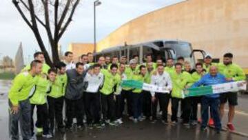 La UE Cornellà, ya de viaje: "¿Dónde está Pep Caballé?"